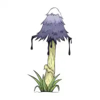 Inkcap mushroom - design