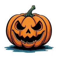 spooky jack o lantern - design