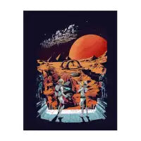Astronaut on Mars - design