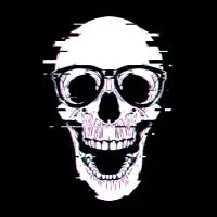Glitch Skull - design