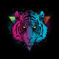 Retro Tiger - design