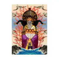St Anthony guarding the septuplet cyclops from Gulls - design