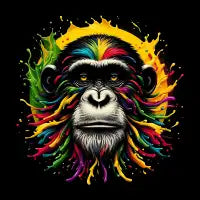Monkey Man Reggae Colour - design