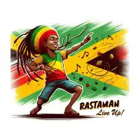 Rastaman Live Up - design