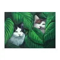 Cats hiding - design