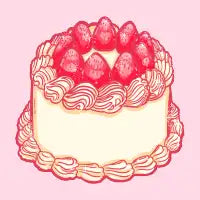 Full Strawberry shortcake - design