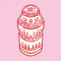 Strawberry Shortcake Yogurt Drink - design