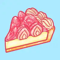 Strawberry Shortcake Pie - design