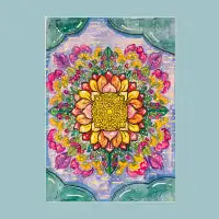 The Mandala Collection: A Dropped Bouquet In A Pond - design
