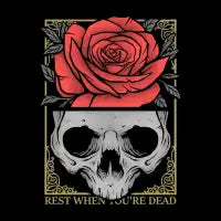Rest When You're Dead - design