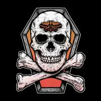 Skull and Moth - design