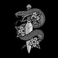 Snake & Dagger - design