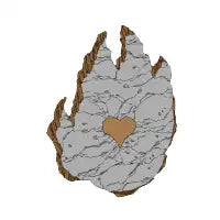 Footprint Heart by Phil Hester - design