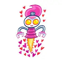 Robot Girlie by Art Baltazar - design