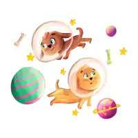 Space Dogs - design