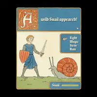 Knight VS Snail - design