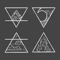Elemental (white) - design