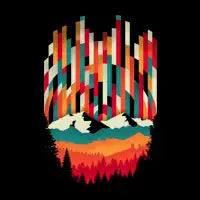 Sunset in Vertical - Multicolor - design