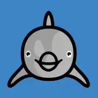 Happy little dolphin - design