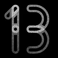 Number 13 (thirteen) - design