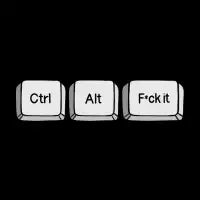 Ctrl Alt F*ck It - design