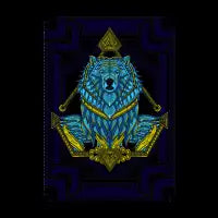 me and the grizlly - design