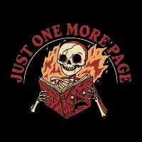 Just One More Page - design