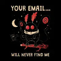Mothman Is Offline - design