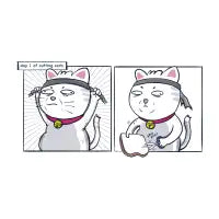 Cat on diet - design