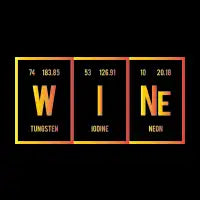 Wine - Periodic Table of Elements - design