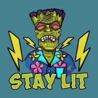 Stay Lit Frankenstein - design