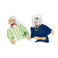 Master Roshi x Master Jiraiya Mash up - design