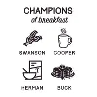 Champions of Breakfast T-Shirt - design