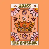 Aries Tarot Card - design