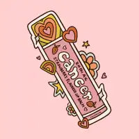 Cancer Zodiac Lip Balm - design