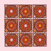 Flower Granny Square Print - design