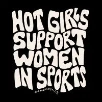 Hot Girls Support Women in Sports in Cream - design