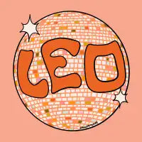Leo Disco Ball T-Shirt - design