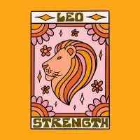 Leo Tarot Card - design