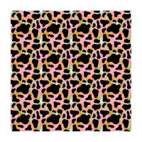 Rainbow Cow Print - design