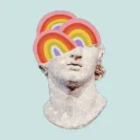 Rainbow Marble Head - design