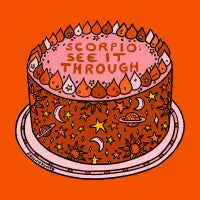 Scorpio Cake - design