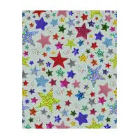 Star Sticker Print in Blue - design