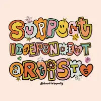 Support Independent Artists - design