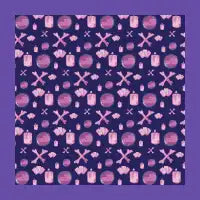 Pink Magic Pattern Cut Sew - design