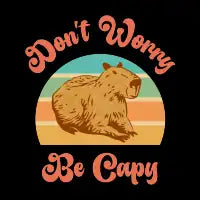 Don't Worry Be Capy - design