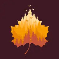 Nature Leaf Landscape - design