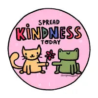 Spread Kindness Button - design