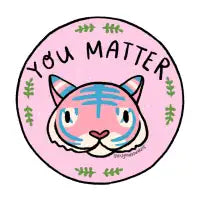 Trans Tiger Button - design