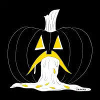 Puking Pumpkin - design